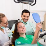Woman in Dentists Chair